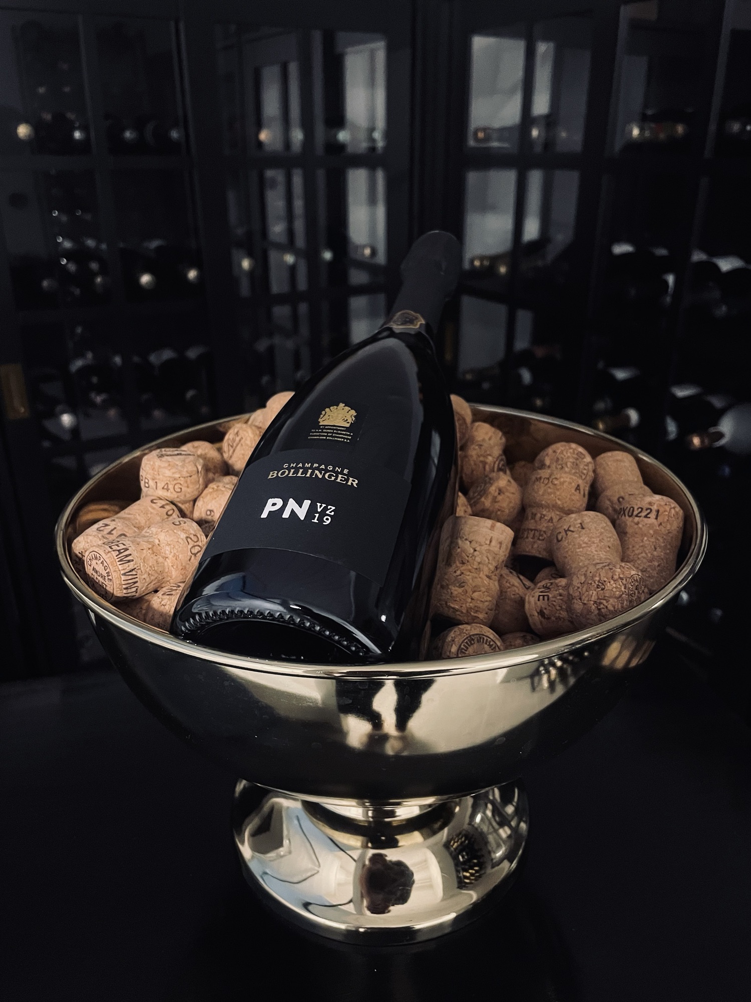 Refroidisseur à champagne et à vin bollinger napoléon